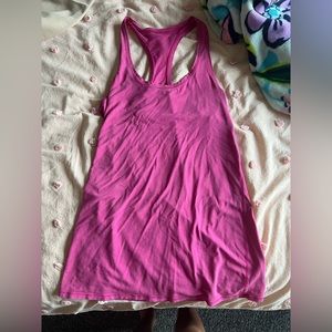 pink lululemon razor back